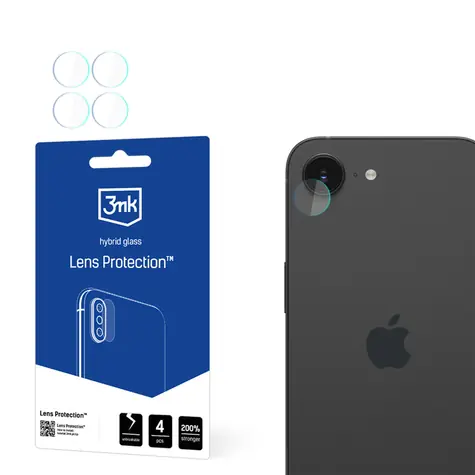 3mk Lens Protection skla na fotoaparát pro Apple iPhone 16e