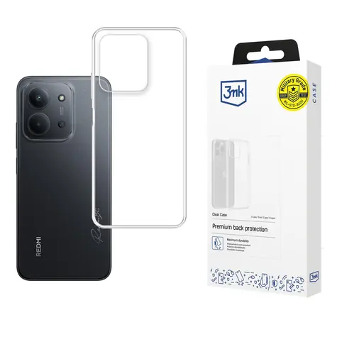3mk Clear Case ochranný kryt pro Redmi 15C 4G/5G (173mm) čirá