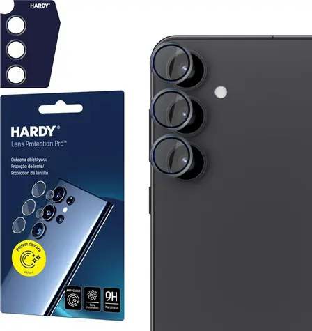 3mk HARDY Lens Protection Pro Black ochranné sklo na fotoaparát pro Samsung Galaxy S25