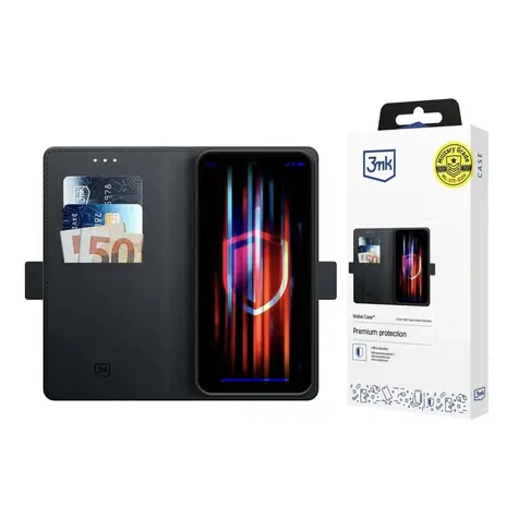 3mk Wallet Case ochranné pouzdro pro Redmi 15 4G/15 5G černá