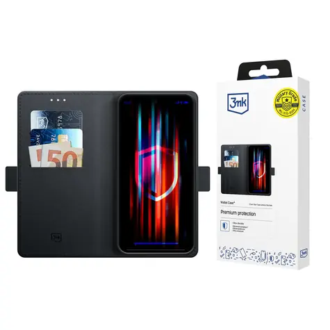 3mk Wallet Case ochranné pouzdro pro Samsung Galaxy A17 5G/4G černá