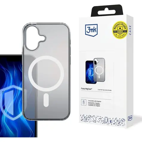 3mk Frosty MagCase ochranný kryt pro Apple iPhone 16E bílá