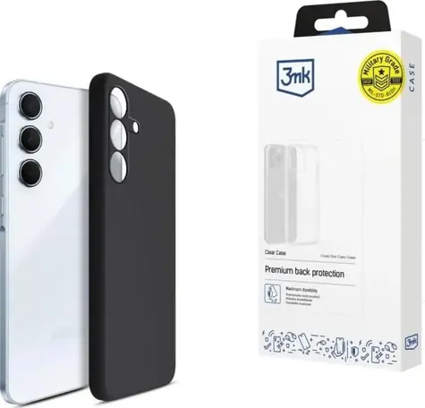3mk Silicone Case ochranný kryt pro Samsung Galaxy A55 5G černá