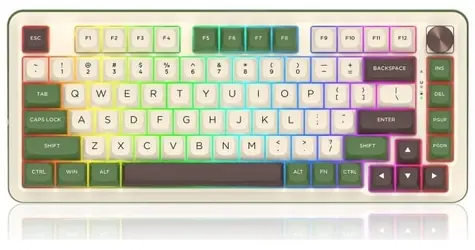 Rozbaleno - Redragon K681CGC-RGB-PRO Cyrus zelená / Herní klávesnice / mechanická / Dragon Growl / RGB / BT / USB / US  / rozbaleno