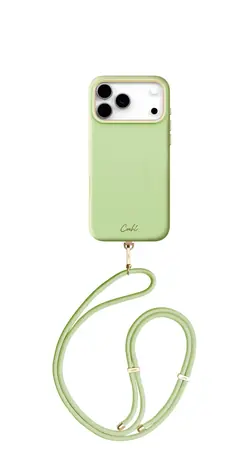 UNIQ COEHL Mirelle ochranný kryt na iPhone 17 Pro Max, Lint green