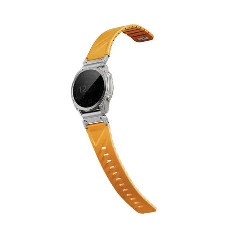 UNIQ Fluo magnetický řemínek pro Garmin SmartWatch 22 mm, Pale orange