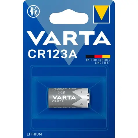 Varta Baterie CR123A / 3V / 1480 mAh / lithiová / 100 ks / v boxu
