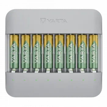 Varta Eco Charger Multi Recycled / Nabíječka baterií + 8x AA Baterie (2100mAh|NiMH) / 100-240V / 8xAA | AAA