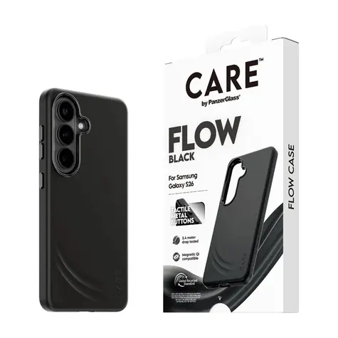 PanzerGlass CARE kryt Samsung Galaxy S26 Flow Qi černý