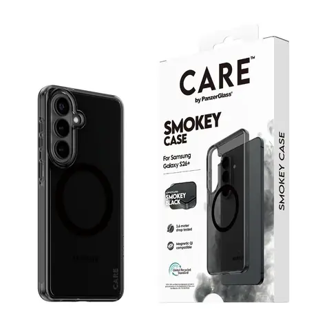 PanzerGlass CARE kryt Samsung Galaxy S26+ Smokey kouřový/černý Qi