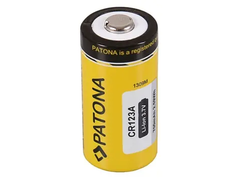 PATONA CR123A nabíjecí baterie Li-lon 700 mAh 3.7V