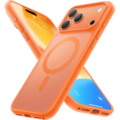 Torras Guardian Magnetic ochranný kryt pro Apple iPhone 17 Pro oranžová