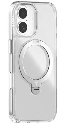 Torras Ostand Q3 Spin Case Ochranné pouzdro pro Apple iPhone 17 čirá