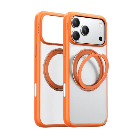 Torras Ostand Pro Case Ochranné pouzdro pro Apple iPhone 17 Pro oranžová