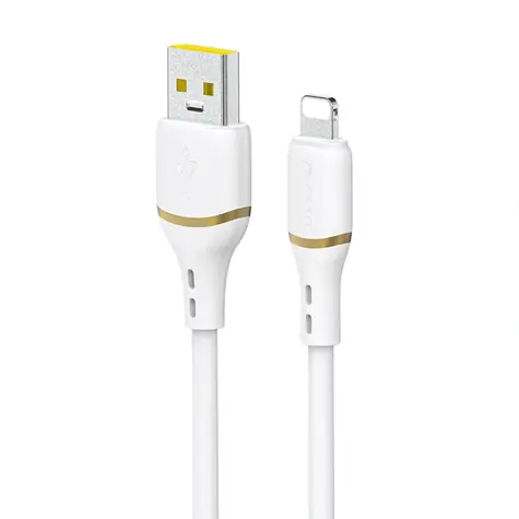 Dudao Datový kabel  L25L / USB-A / Lightning 30W / 1 m / bílá