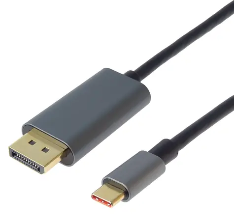 Rozbaleno - PremiumCord kabel USB-C na DisplayPort DP1.4 8K@60Hz a 4k@120Hz 2m / rozbaleno