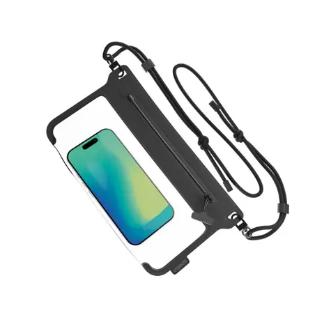 Epico Spello Vodotěsné pouzdro na telefon do 8.5” černá / IPX8