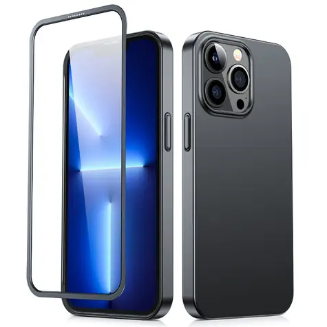 Joyroom JR-BP935 Zadní Kryt pro Apple iPhone 13 Pro + ochranné sklo černá