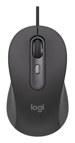 Rozbaleno - Logitech M520 černá / optická myš / USB-C / 4000dpi / 4 tlačítka / 1.8m / rozbaleno