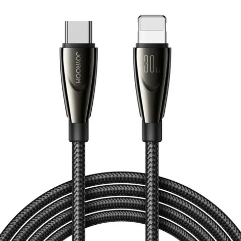 Joyroom Pioneer Series SA31-CL3 Nabíjecí kabel USB-C (M) - Lightning (M) 30W 1.2m černá