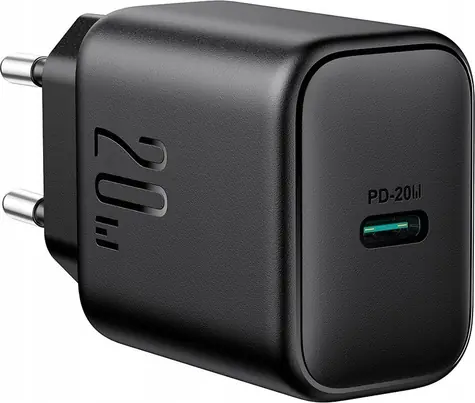 Joyroom JR-TCF20 Síťová nabíječka černá / USB-C / 20W 