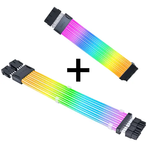 Lian Li Strimer Wireless 24-Pin RGB Kabel pro základní desku+ovladač+2x 8pin kabel / 1x 24 pin plug / 132 LED