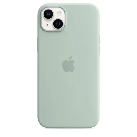 Rozbaleno - Apple silikonový kryt s MagSafe pro iPhone 14 Plus dužnatkově modrá / rozbaleno