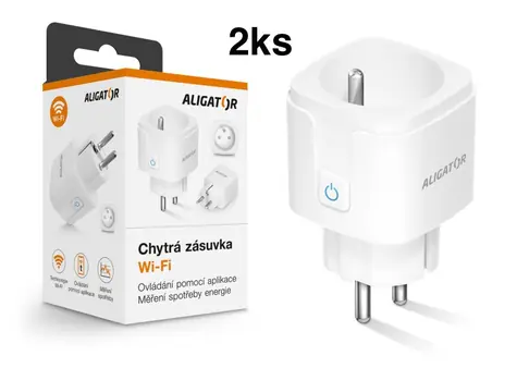 Aligator SADA Chytrých zásuvek Wi-Fi - 2ks