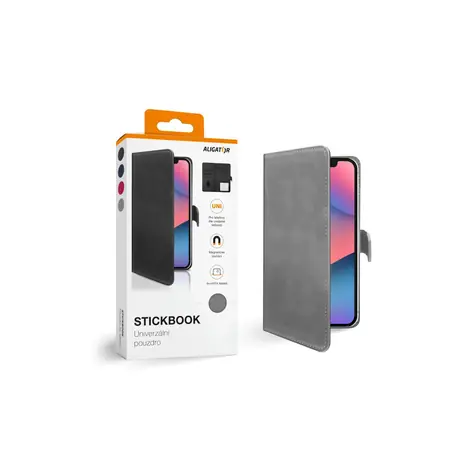 Aligator Pouzdro Stickbook vel.XL / šedé