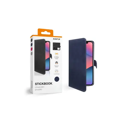 Aligator Pouzdro Stickbook vel.XL / modré