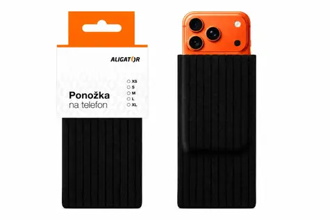 Aligator Ponožka na telefon M / černá