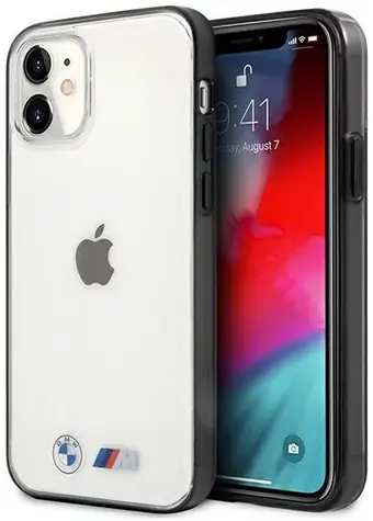 BMW Zadní kryt pro iPhone 12 mini transparentní 