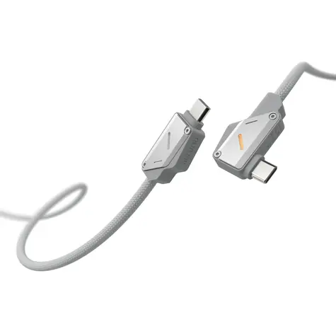 Aulumu M07 Datový a nabíjecí kabel USB-C Aluminum Alloy 1,2m, Šedá