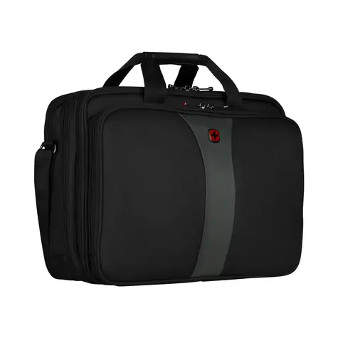 Rozbaleno - WENGER Legacy trojitá brašna na notebook 17" černá / rozbaleno