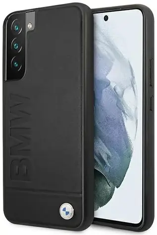 BMW Zadní kryt Signature s logem pro Samsung Galaxy S22+ černá