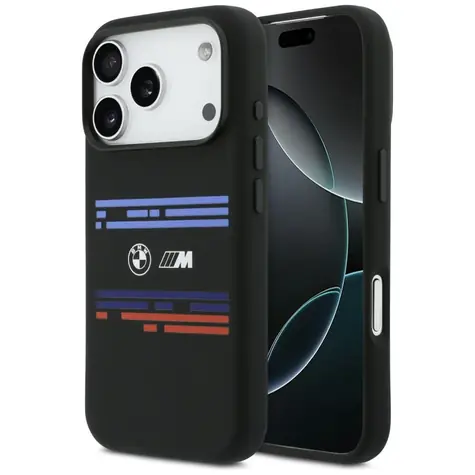 BMW Zadní kryt Horizontal Line MagSafe pro iPhone 17 Pro černá