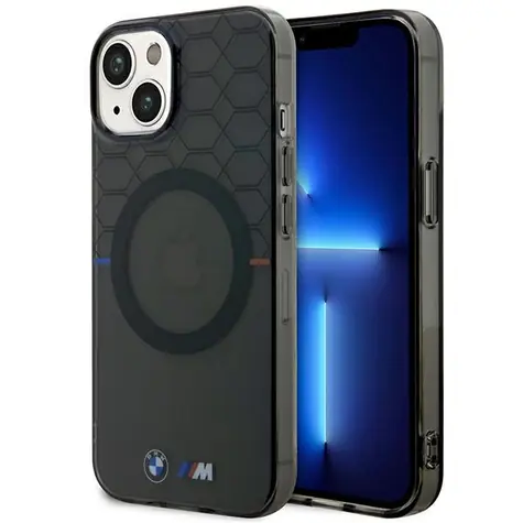 BMW Zadní kryt se vzorem MagSafe pro iPhone 14 6,1 šedá