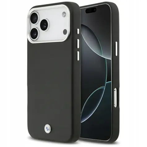 BMW Zadní kryt kovový s logem MagSafe pro iPhone 17 Pro Max černá
