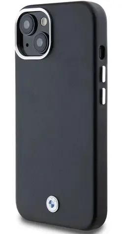 BMW Zadní kryt kovový Signature MagSafe pro iPhone 15/14/13 černá