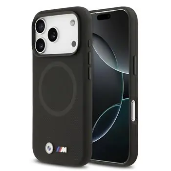 BMW Zadní kryt Metal Logo MagSafe pro iPhone 17 Pro Max černá