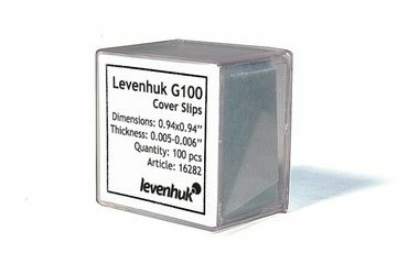 Levenhuk G100 Sada podložních skel 100ks