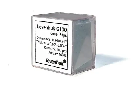 Levenhuk G100 Sada podložních skel 100ks