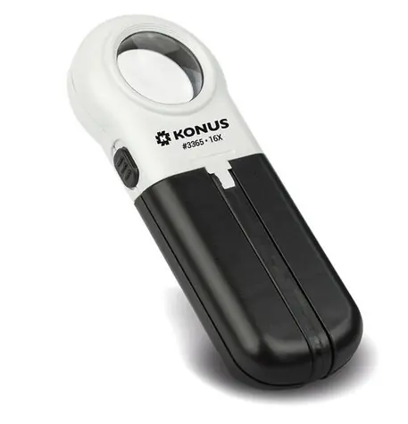 Konus Flexo-mini / Ruční lupa / 8x / LED 