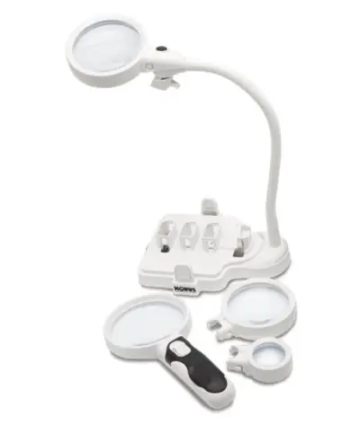 Konus Flexo-M / Stolní lupa / 2x/5x/16x/ LED