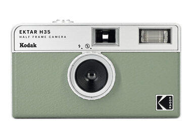 Kodak EKTAR H35 zelená / Fotoaparát na film / 35mm film / blesk