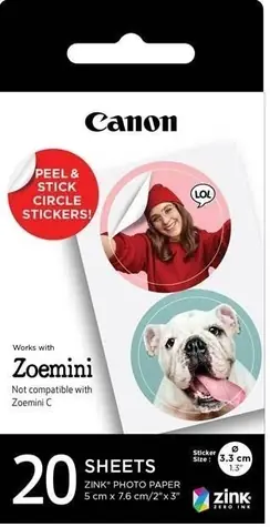 Canon Zink ZP-2030-2C-20 EXP HB fotopapír pro Mini photo printer / 20 ks