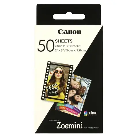 Canon Zink ZP-2030 fotopapír pro Zoemini 50x76 mm 50 ks