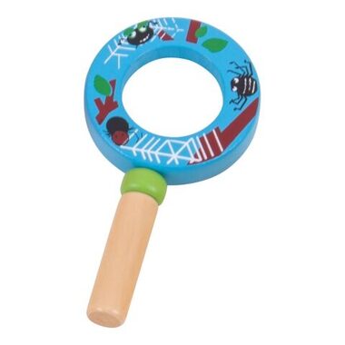 Bigjigs Toys minilupa modrá 1ks  