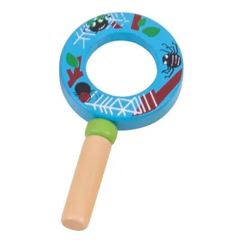 Bigjigs Toys minilupa modrá 1ks  