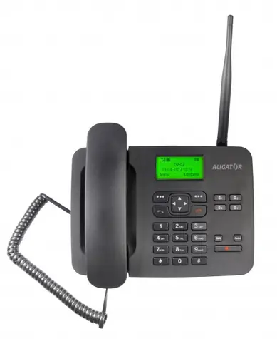 Aligator T100 stolní GSM mobilní telefon černá